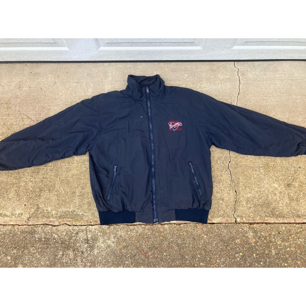 Vintage 1990s Greenville Braves Jacket Mens Lg MLB Baseball Rugged Outwear Play